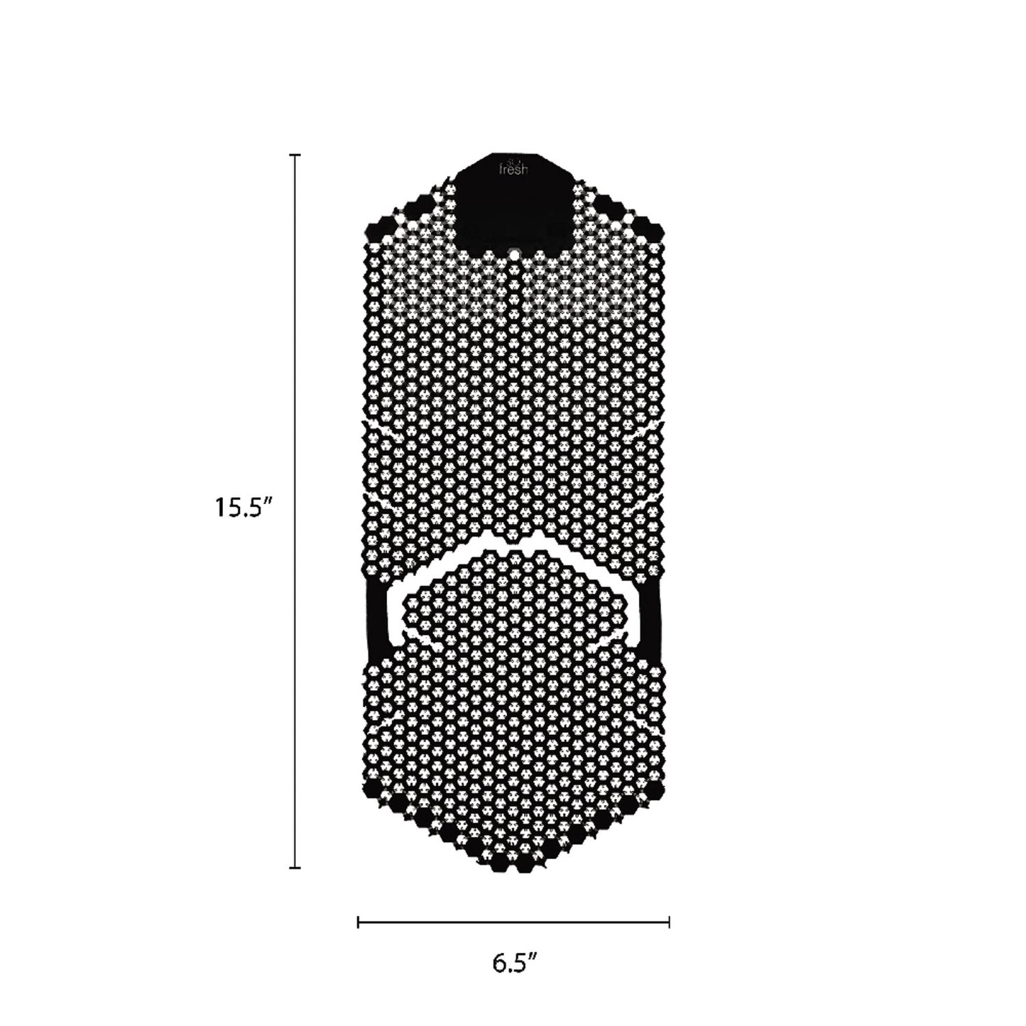 Fresh Products Tsunami, Urinal Screen, Midnight Coast, 5.22 oz, Black, 6/Carton (TSU6MC)