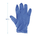 Boardwalk Disposable General-Purpose Nitrile Gloves, Medium, Blue, 4 mil, 100/Box (380MBXA)