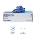 Boardwalk Disposable General-Purpose Nitrile Gloves, Medium, Blue, 4 mil, 1,000/Carton (380MCTA)