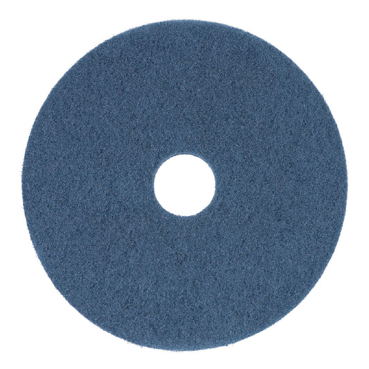 Boardwalk Scrubbing Floor Pads, 13" Diameter, Blue, 5/Carton (4013BLU)