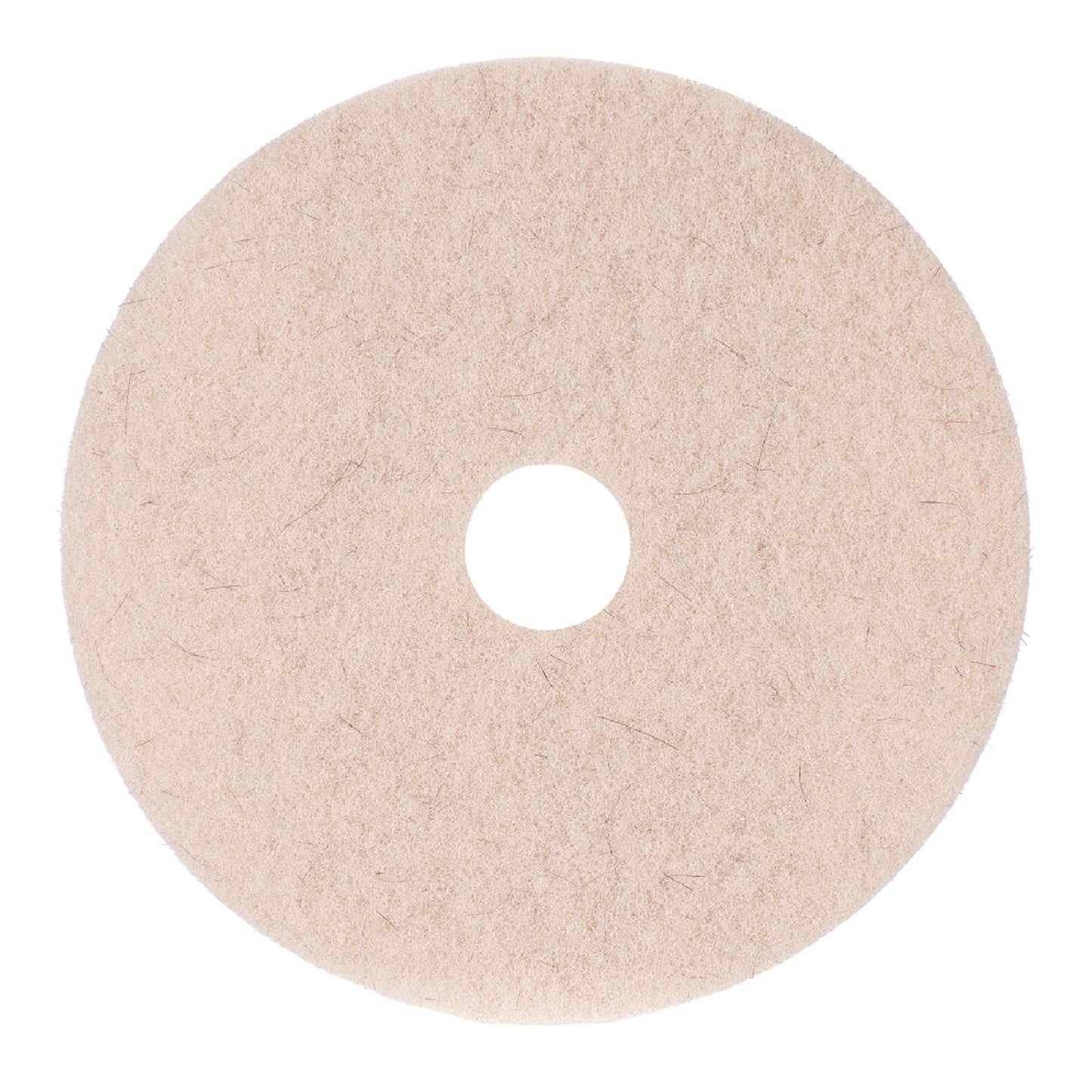 Boardwalk Natural Hog Hair Burnishing Floor Pads, 17" Diameter, Tan, 5/Carton (4017NHE)