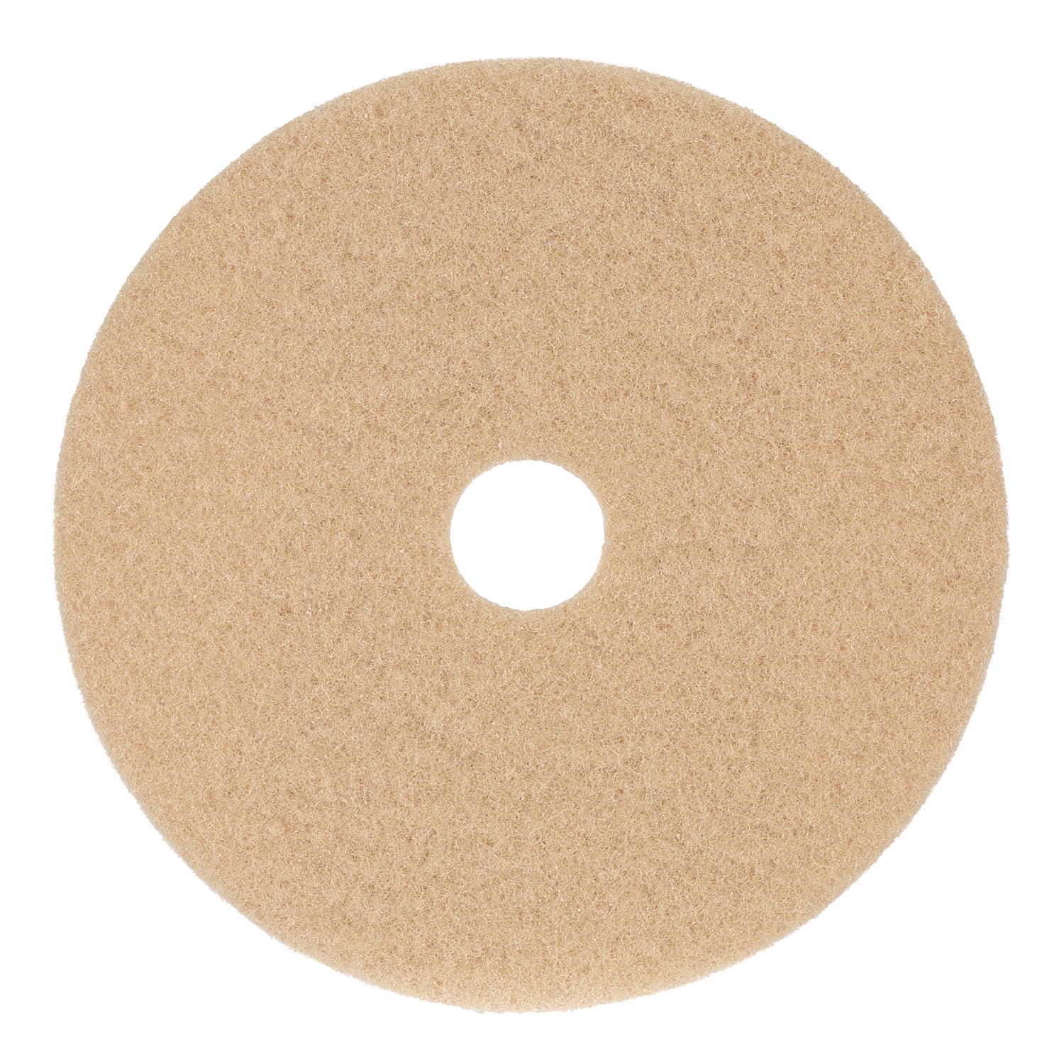 Boardwalk Burnishing Floor Pads, 19" Diameter, Tan, 5/Carton (4019ULT)