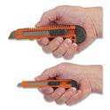 Great Neck Snap-Off Utility Knife Set, 9 mm Knife, 18 mm Knife, Orange/Black (2SBK)