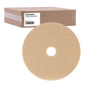 Boardwalk Burnishing Floor Pads, 27" Diameter, Tan, 5/Carton (4027ULT)