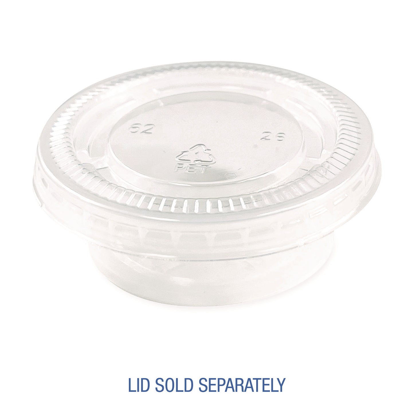 Boardwalk Souffle/Portion Cups, 1.5 oz, Polypropylene, Translucent, 2,500/Carton (PRTN15TS)