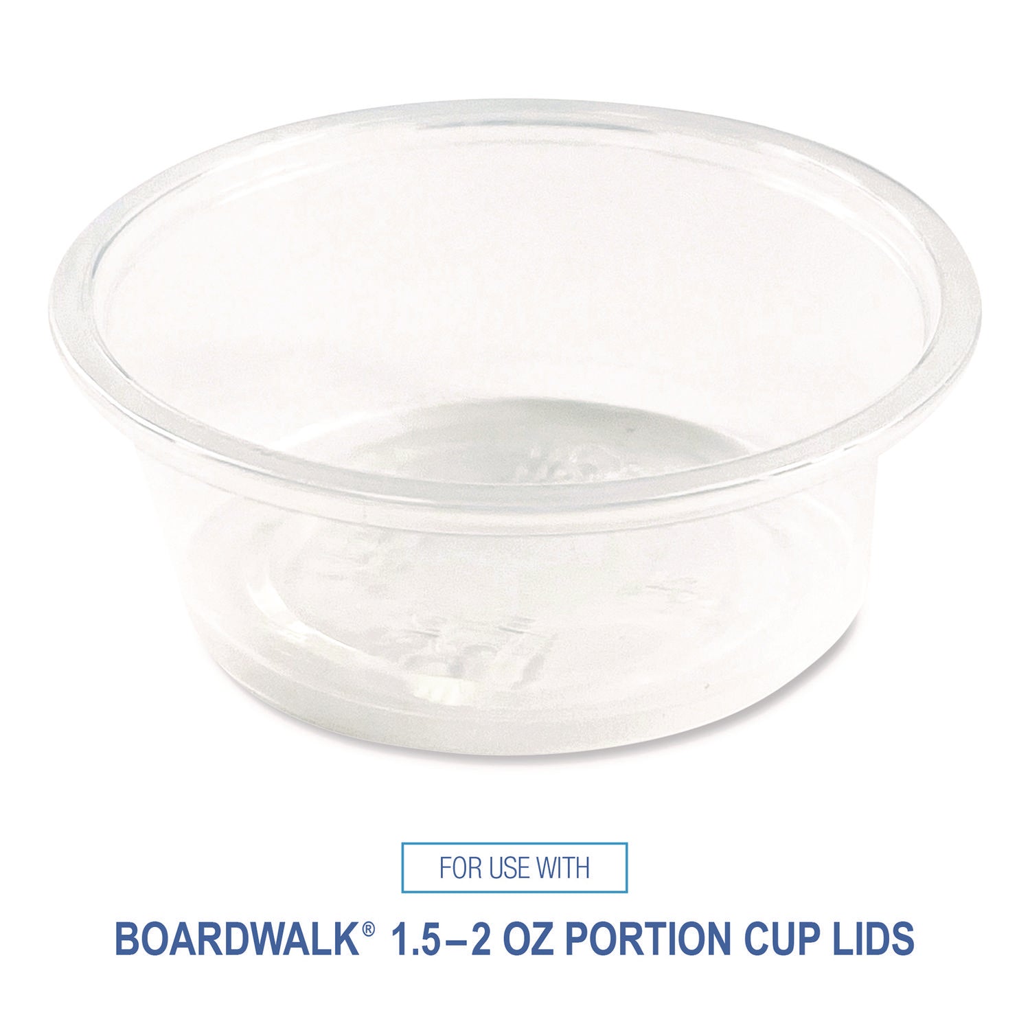 Boardwalk Souffle/Portion Cups, 1.5 oz, Polypropylene, Translucent, 2,500/Carton (PRTN15TS)