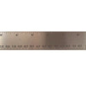 The Pencil Grip Stainless Steel Ruler, Standard/Metric, 12" Long, Silver, 72/Carton (15272)