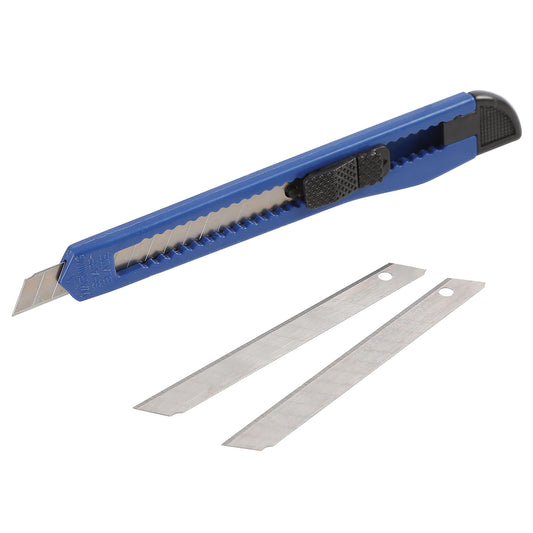 Great Neck Snap-Off Utility Knife, 9 mm Blade, 5" Plastic Handle, Blue (SBK3)