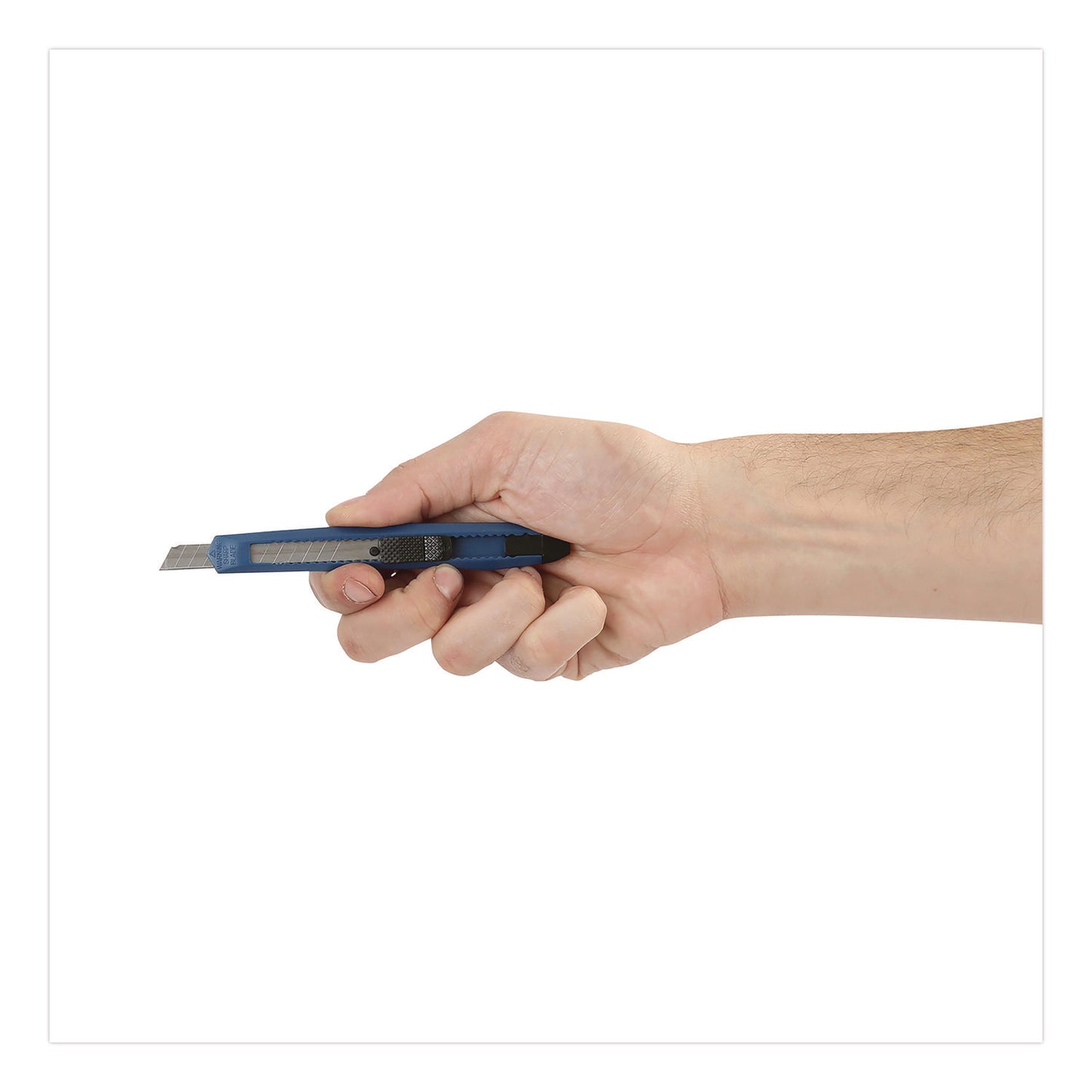 Great Neck Snap-Off Utility Knife, 9 mm Blade, 5" Plastic Handle, Blue (SBK3)