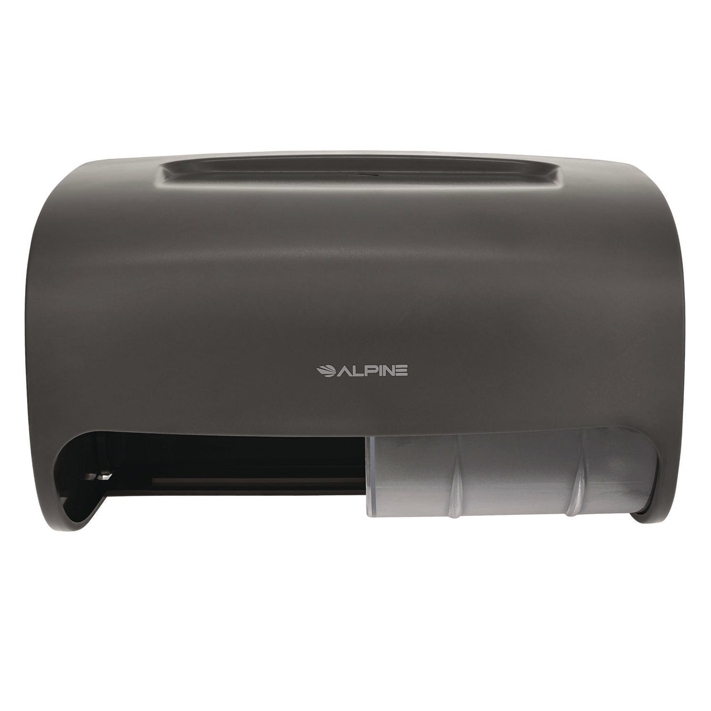 Alpine Side-by-Side Double Roll Toilet Tissue Dispenser, 6.3 x 6.3 x 10.3, Gray (ALP452GRY)