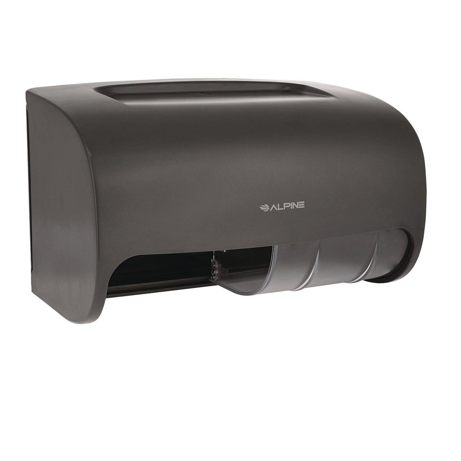 Alpine Side-by-Side Double Roll Toilet Tissue Dispenser, 6.3 x 6.3 x 10.3, Gray (ALP452GRY)