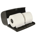 Alpine Side-by-Side Double Roll Toilet Tissue Dispenser, 6.3 x 6.3 x 10.3, Gray (ALP452GRY)