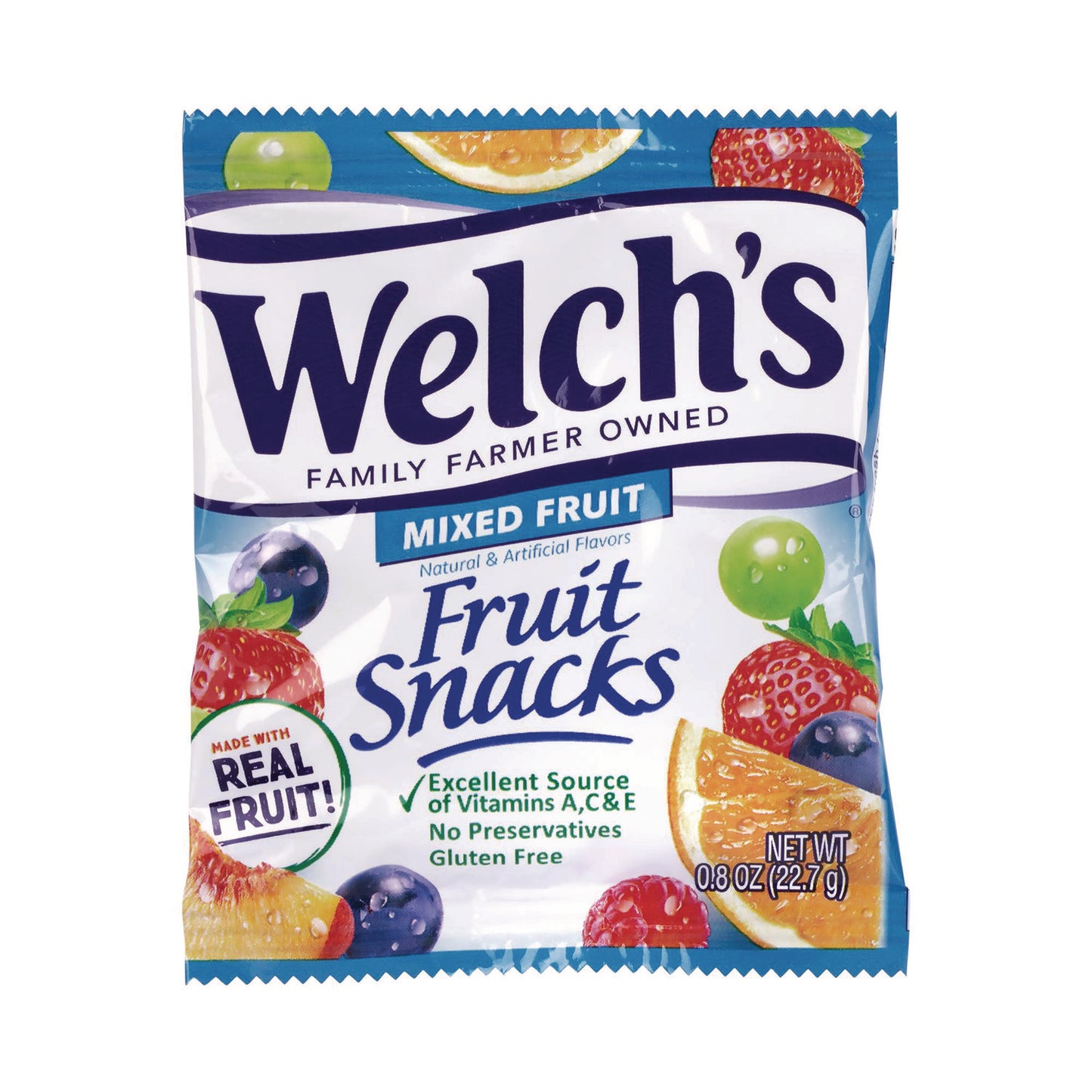 s Fruit Snacks, Mixed Fruit, 0.8 oz Pouch, 66 Pouches/Box (20900320)