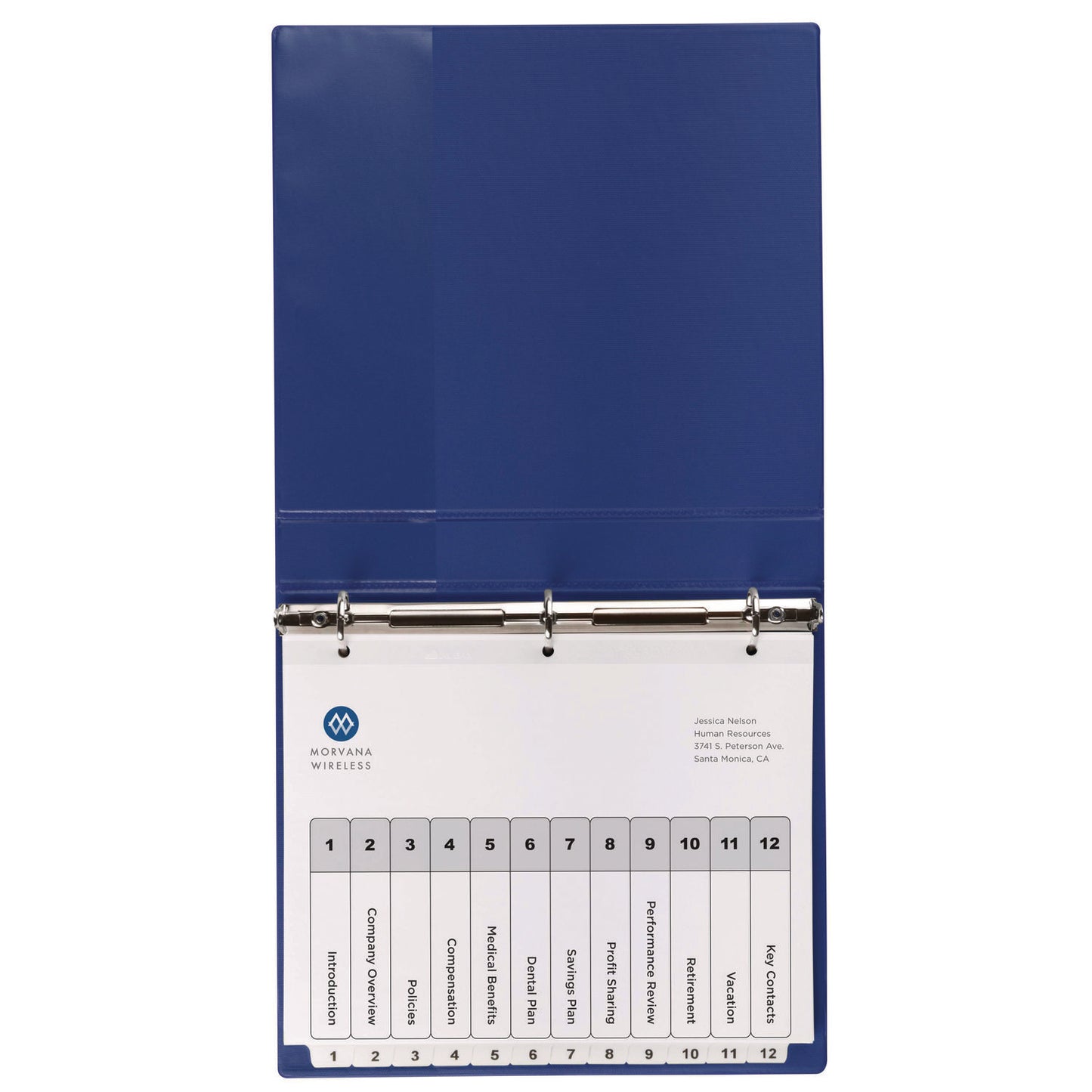 Avery Customizable Table of Contents Ready Index Black and White Dividers, 12-Tab, 1 to 12, 11 x 8.5, White, 6 Sets (11824)