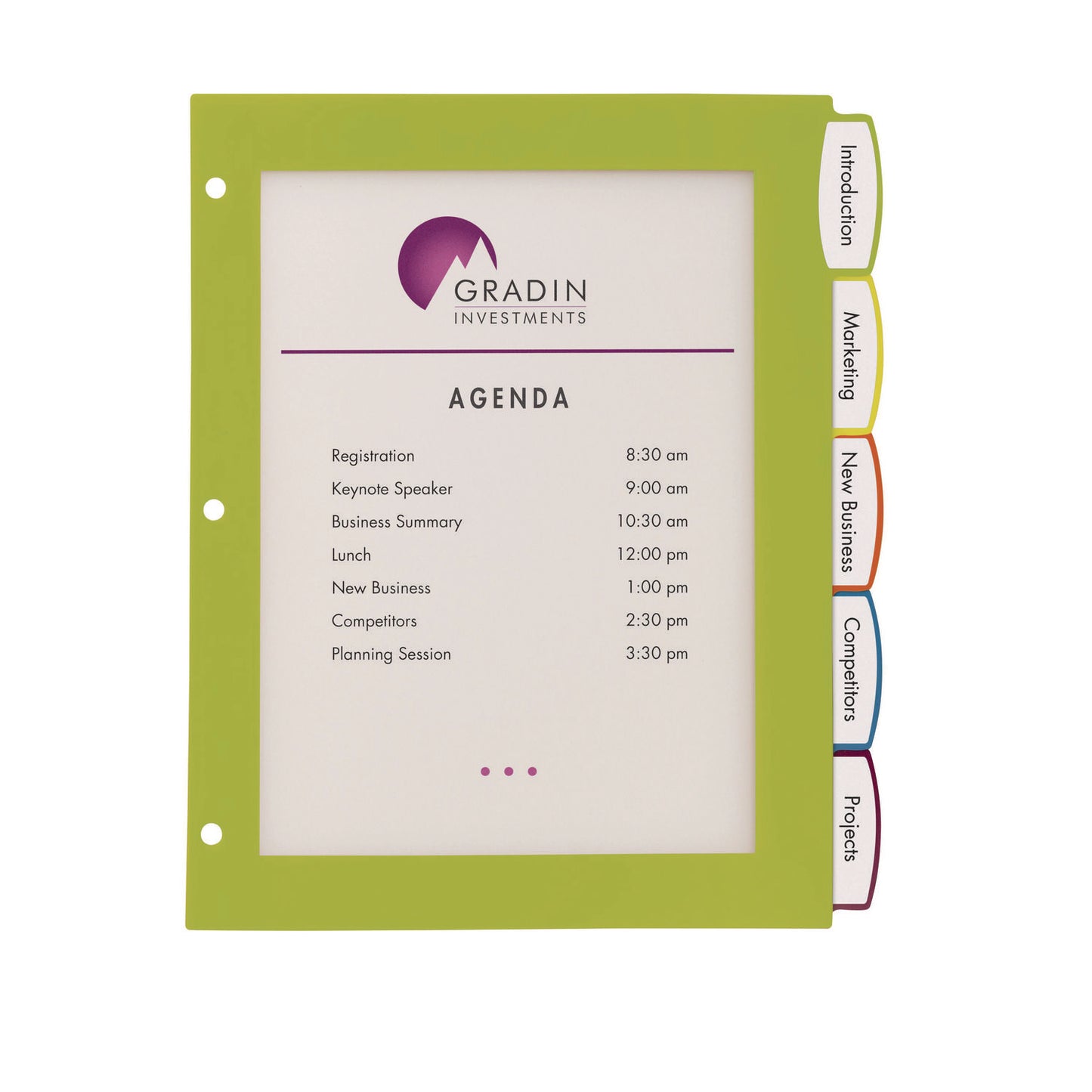 Avery Big Tab Ultralast Plastic Dividers, 5-Tab, 11 x 8.5, Assorted, 1 Set (24900)
