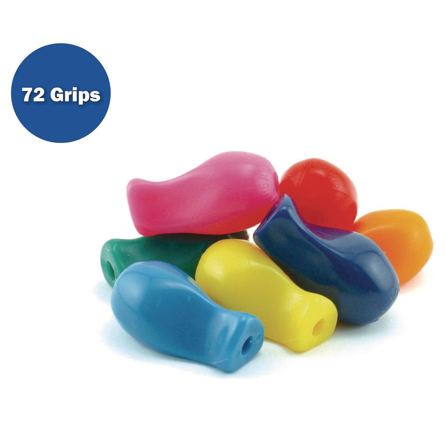 The Pencil Grip Jumbo Pencil Grip, 1" Long, Assorted Colors, 72/Carton (11472)