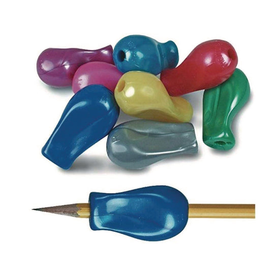 The Pencil Grip Jumbo Pencil Grip, 1" Long, Assorted Metallic Colors, 72/Carton (11972)