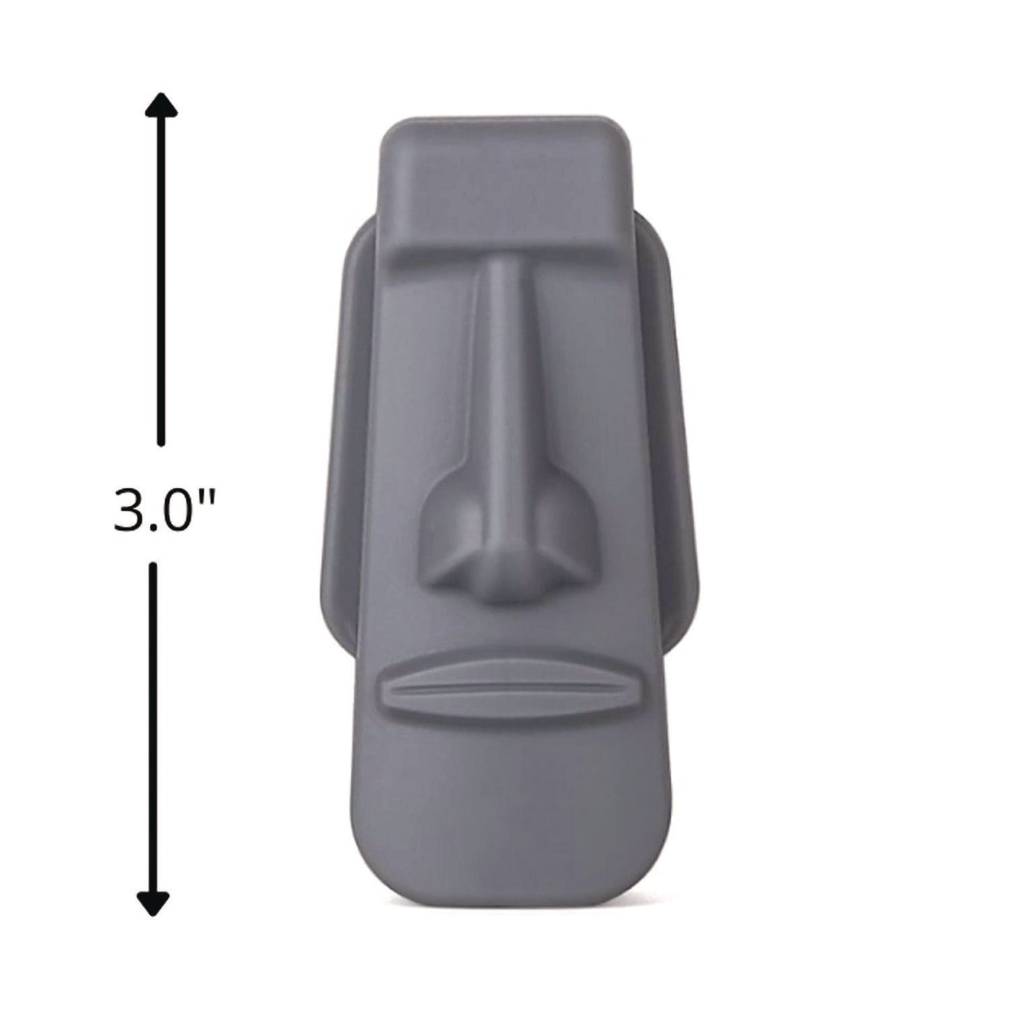 The Pencil Grip Pencil Topper, Giant Face, Gray, 36/Carton (43436)