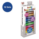 The Pencil Grip Kwik Stix Tempera Paint Set, 12 Assorted Metallic Colors, 12/Set, 12 Sets/Carton (61412)