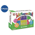 The Pencil Grip Kwik Stick Tempera Paint, 3.5", Assorted Neon Colors, 72/Pack, 3 Packs/Carton (62603)