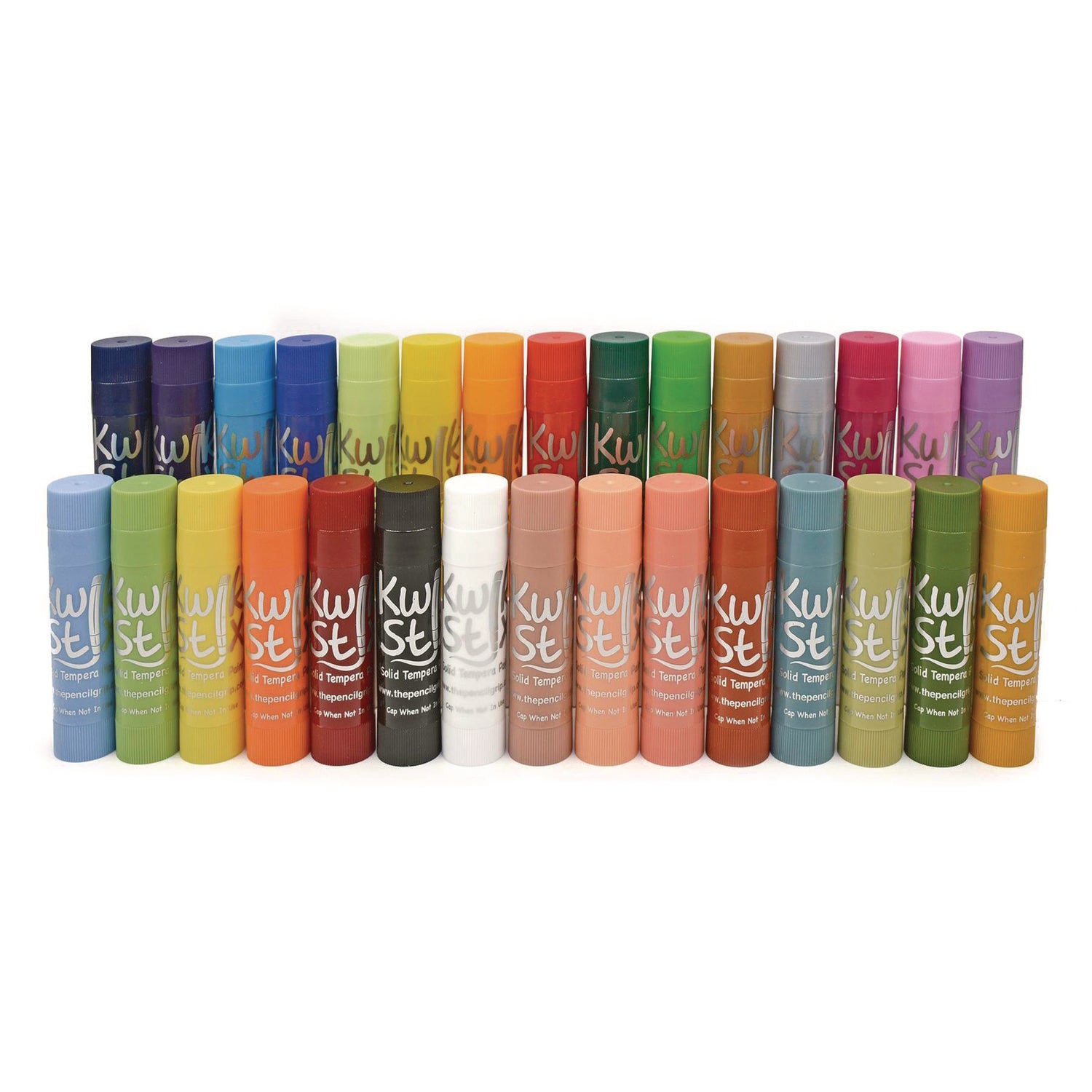 The Pencil Grip Kwik Stix Tempera Paint Set, 30 Assorted Colors, 30/Pack, 6 Packs/Carton (68106)