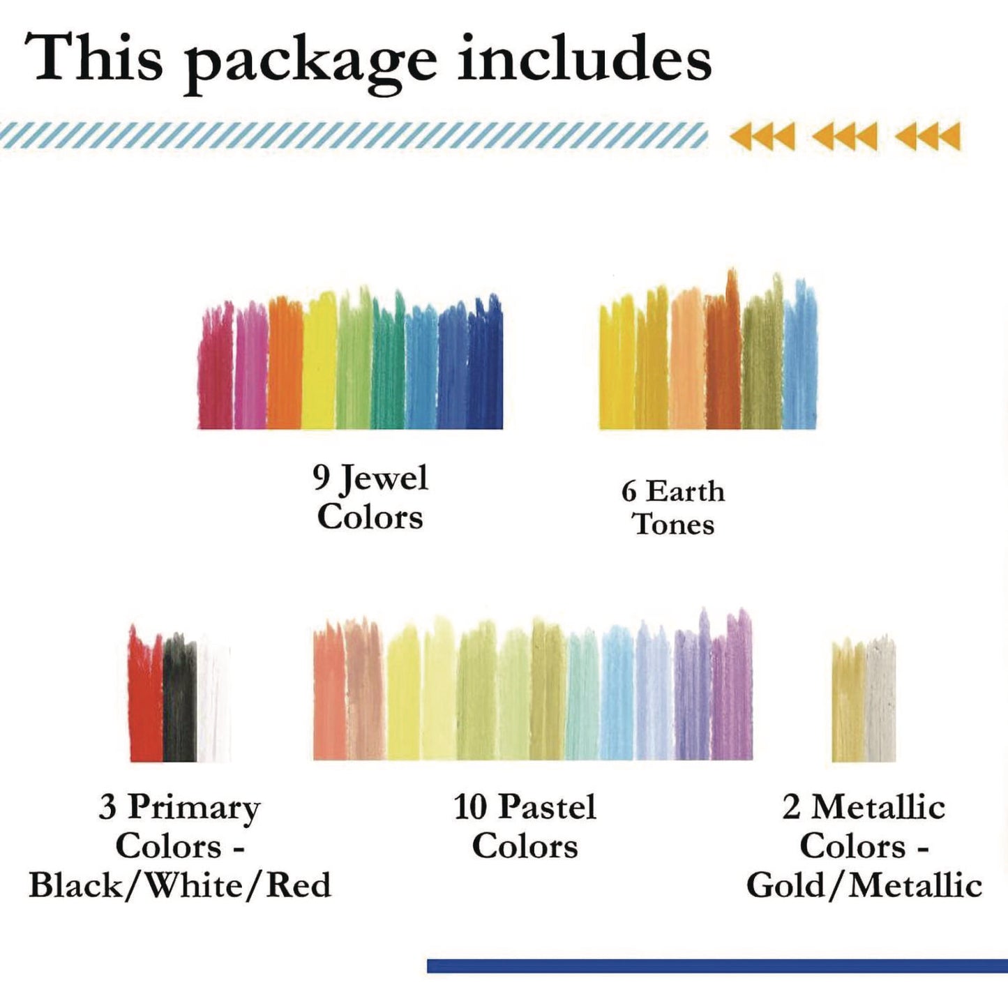 The Pencil Grip Kwik Stix Tempera Paint Set, 30 Assorted Colors, 30/Pack, 6 Packs/Carton (68106)