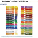 The Pencil Grip Kwik Stix Tempera Paint Set, 30 Assorted Colors, 30/Pack, 6 Packs/Carton (68106)