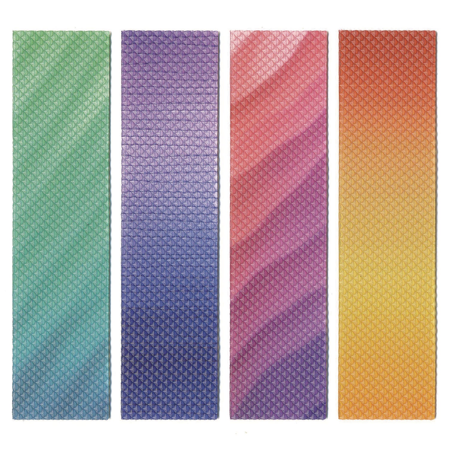 The Pencil Grip Zen Strips, Bumpy Gradient, Assorted Colors, 4/Set, 36 Sets/Carton (85436)