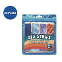 The Pencil Grip Zen Strips, Sandy Gradient, Assorted Colors, 4/Set, 36 Sets/Carton (85536)