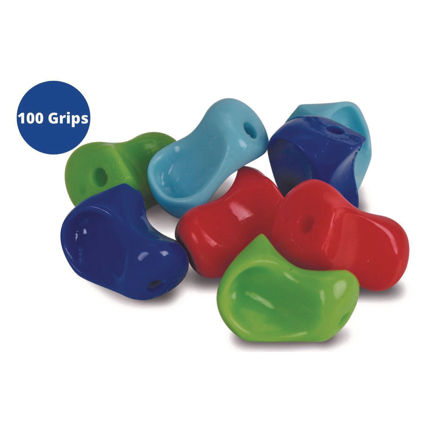 The Pencil Grip Pinch Pencil Grip, 1" Long, Assorted Colors, 100/Carton (127100)