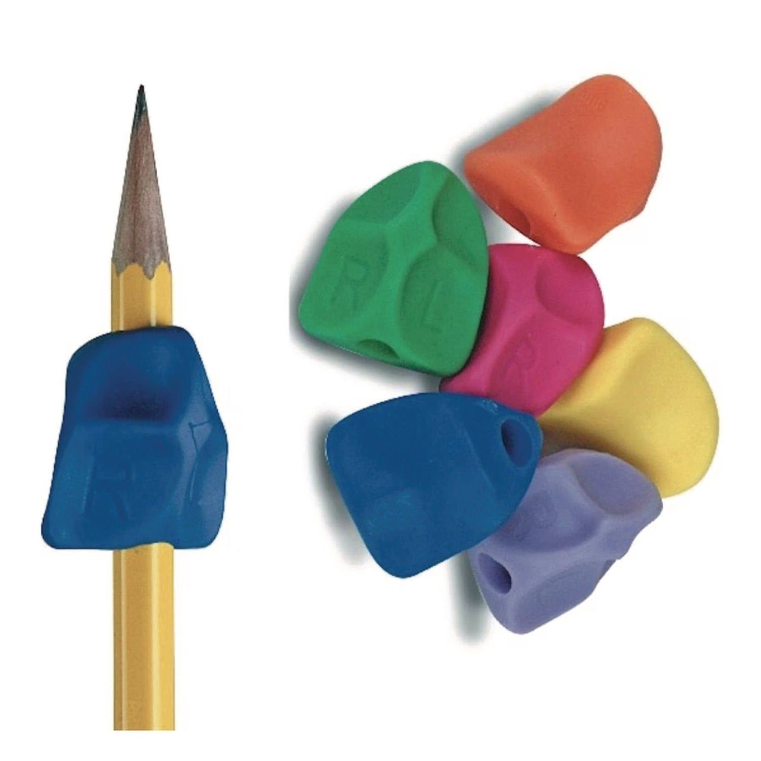 The Pencil Grip Solo Pencil Grip, 0.9" Long, Assorted Colors, 600/Carton (171300)