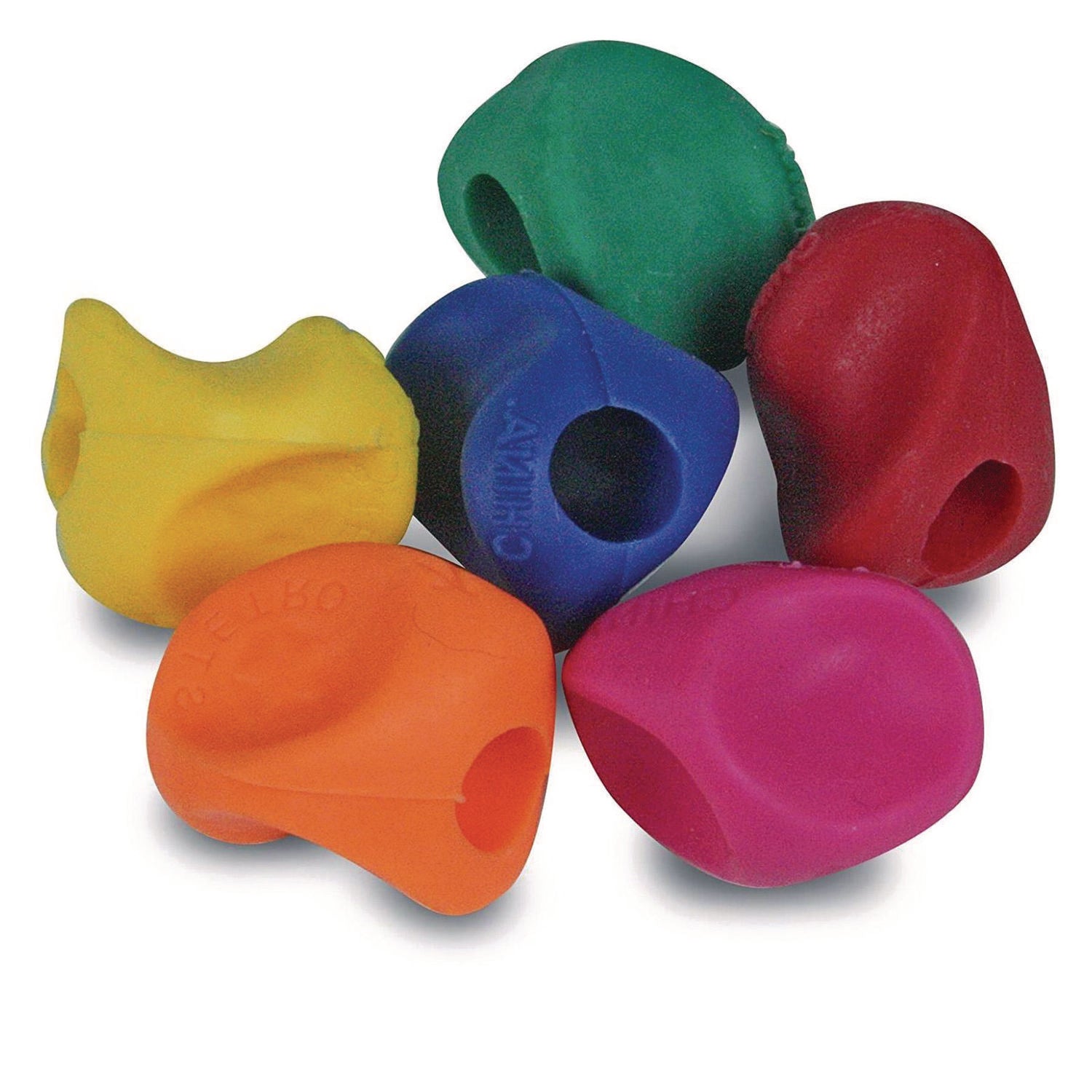 The Pencil Grip Mini Pencil Grip, 0.8" Long, Assorted Colors, 600/Carton (175600)