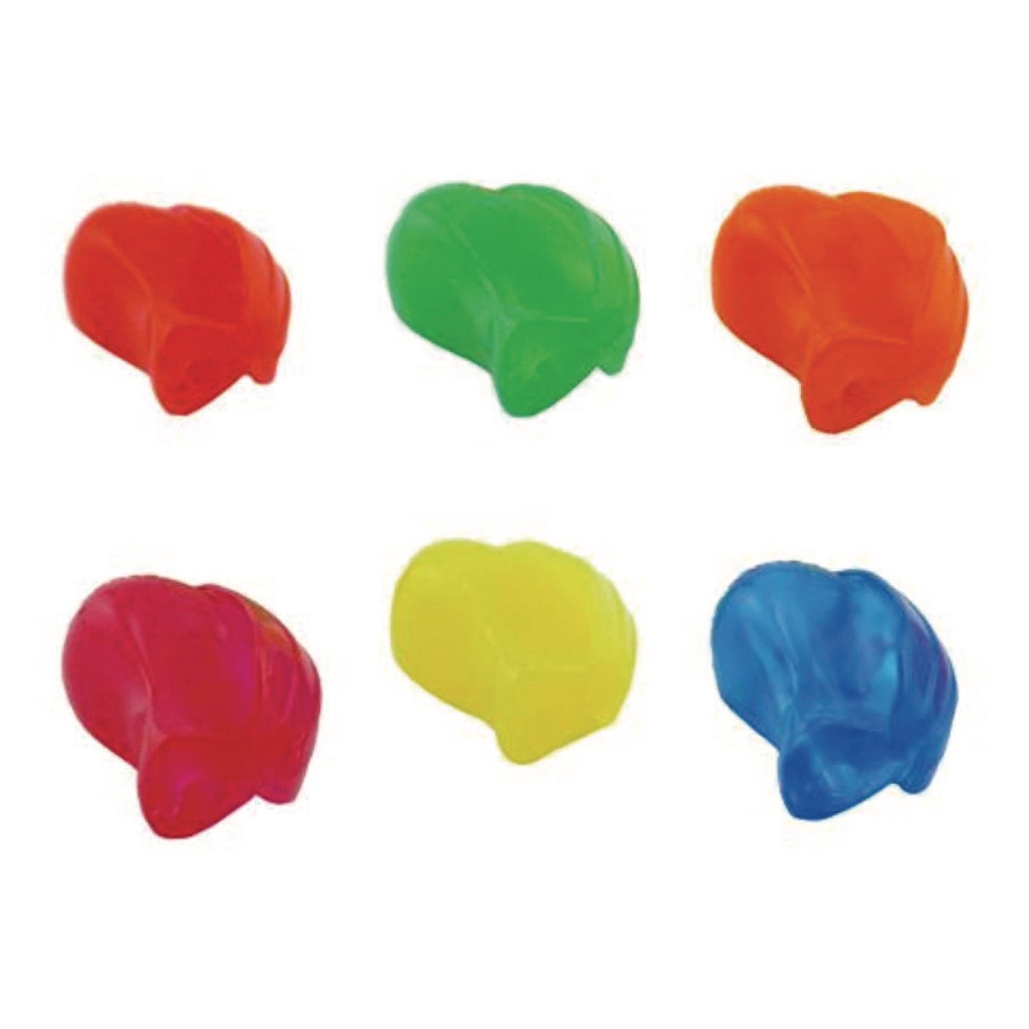 The Pencil Grip Crossover Grip, 1" Long, Assorted Neon Colors, 100/Carton (180100)