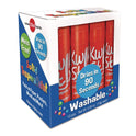 The Pencil Grip Kwik Stix Single Color Pack, 0.7" x 3.5", Red, 12/Pack, 12 Packs/Carton (6002012)