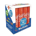 The Pencil Grip Kwik Stix Single Color Pack, 0.7" x 3.5", Orange, 12/Pack, 12 Packs/Carton (6008012)