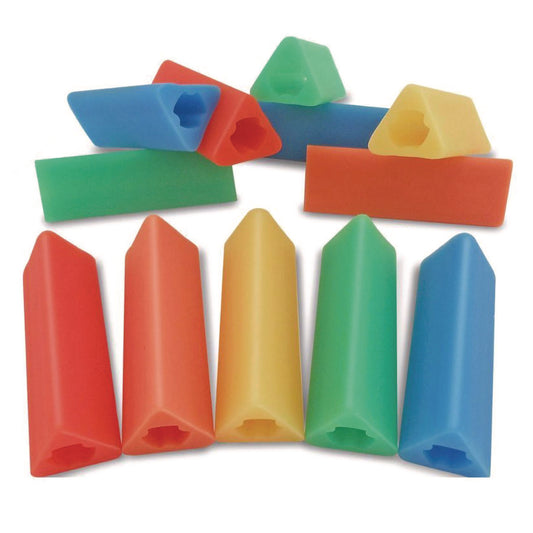 The Pencil Grip Triangle Grip, 1.75" Long, Assorted Colors, 600/Carton (162600)