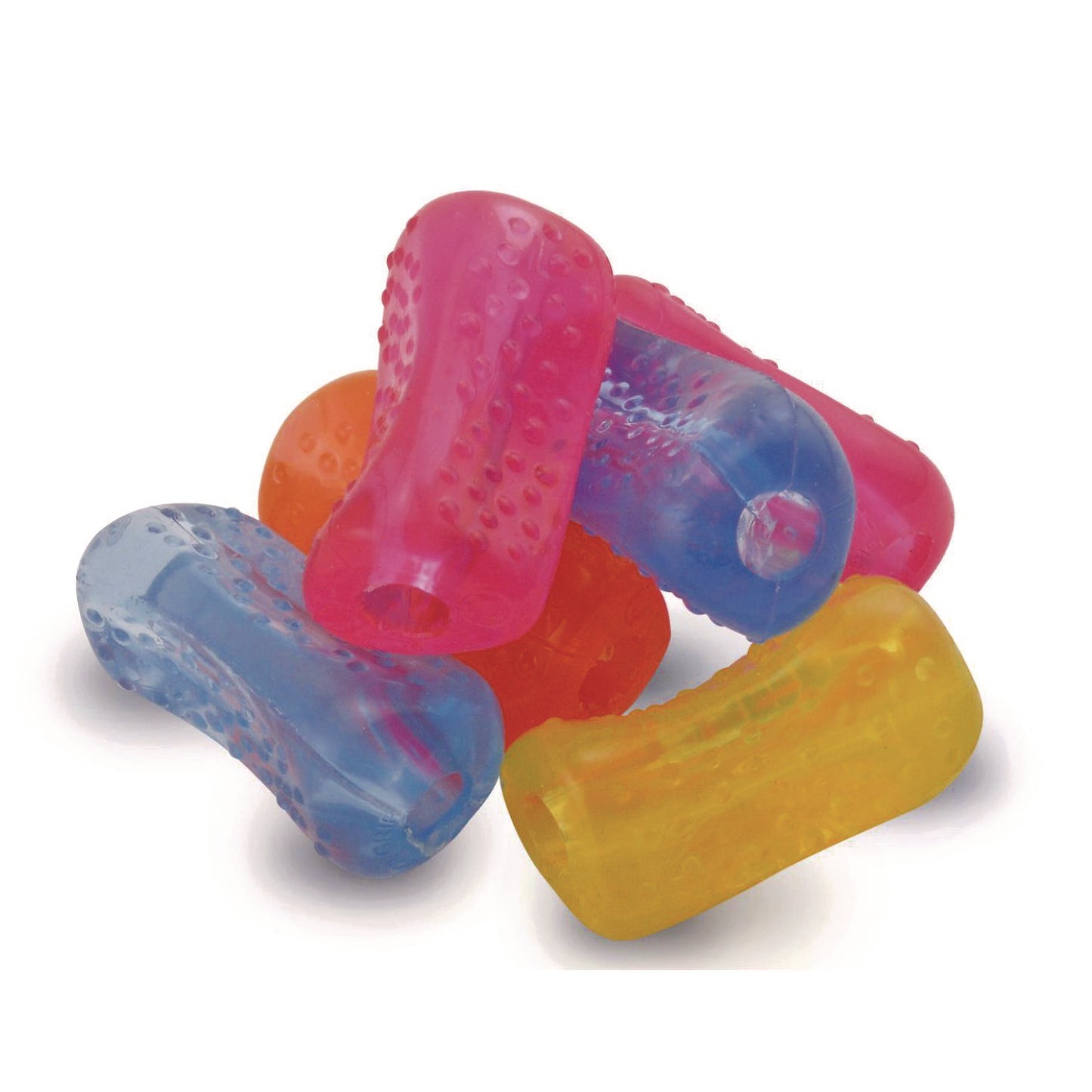 The Pencil Grip Bumpy Pencil Grip. 0.6" Long, Assorted Neon Colors, 72/Carton (12072)