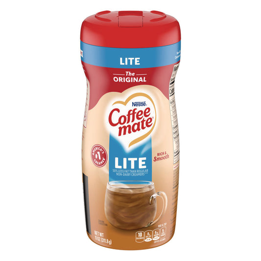 Coffee-mate Original Lite Powdered Creamer, 11oz Canister (74185)