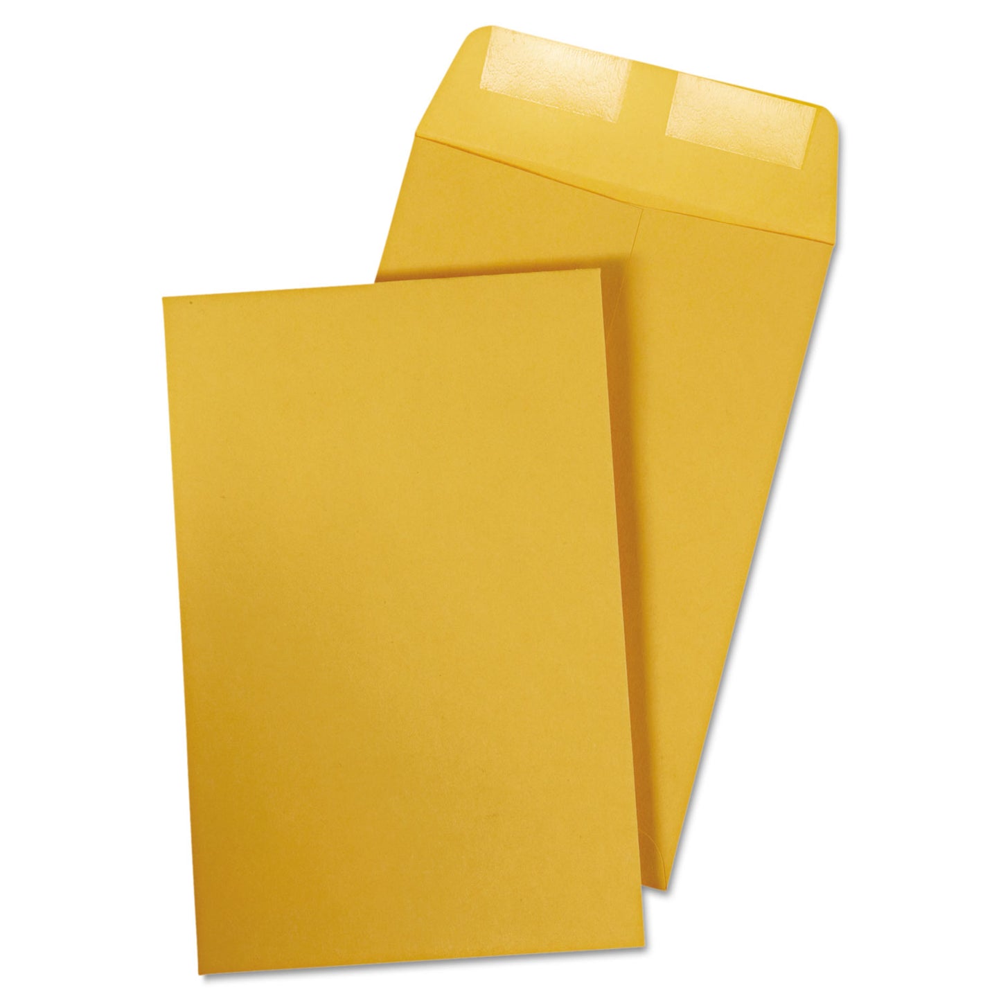 Quality Park Catalog Envelope, 28 lb Bond Weight Kraft, #1, Square Flap, Gummed Closure, 6 x 9, Brown Kraft, 100/Box (40767)