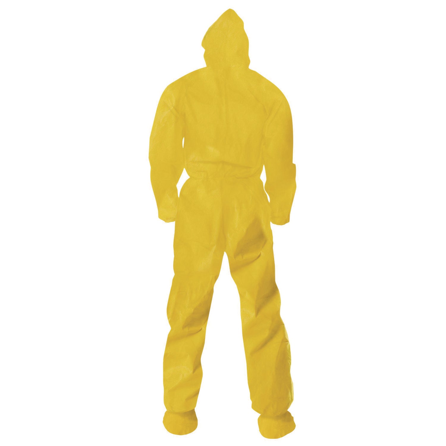 KleenGuard A70 Chemical Spray Protection Coveralls, Large, Yellow, 12/Carton (00683)