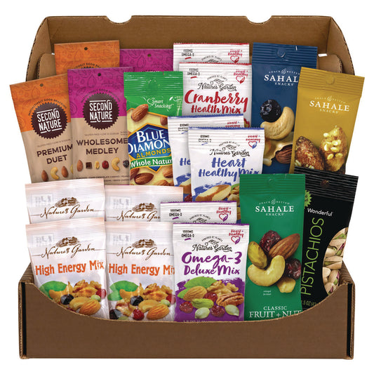 Snack Box Pros Healthy Mixed Nuts Snack Box, 18 Assorted Snacks/Box (70000046)