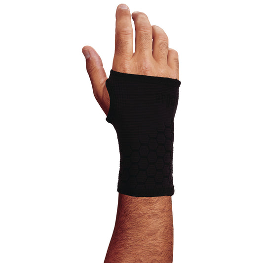 ergodyne ProFlex 660 Wrist Support Sleeve, Small, Fits Left Hand/Right Hand, Black (16587)