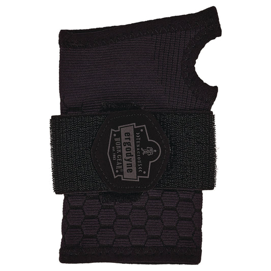 ergodyne ProFlex 680 Wrist Support Sleeve - Single Strap, Small, Fits Left Hand/Right Hand, Black (16626)