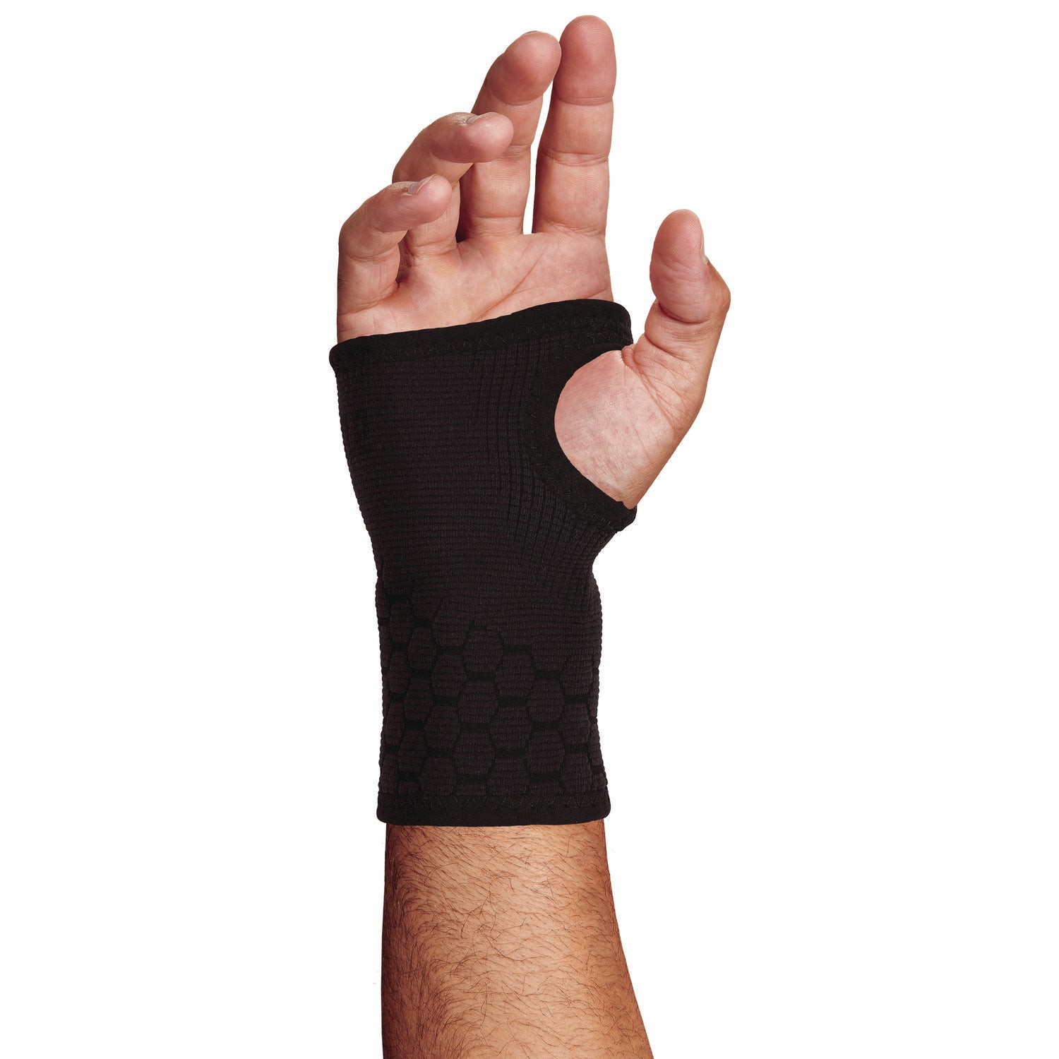 ergodyne ProFlex 660 Wrist Support Sleeve, Medium, Fits Left Hand/Right Hand, Black (16588)