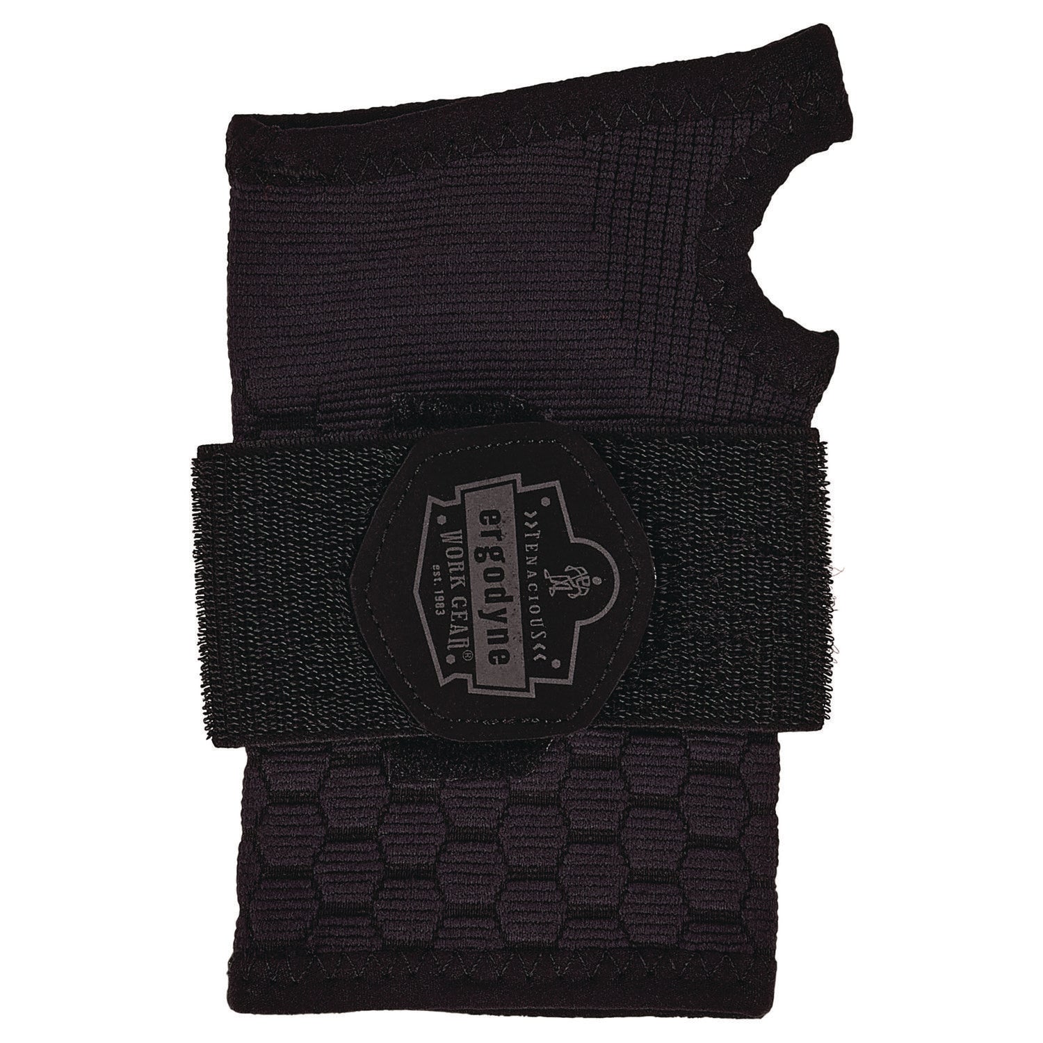 ergodyne ProFlex 680 Wrist Support Sleeve - Single Strap, X-Large, Fits Left Hand/Right Hand, Black (16629)