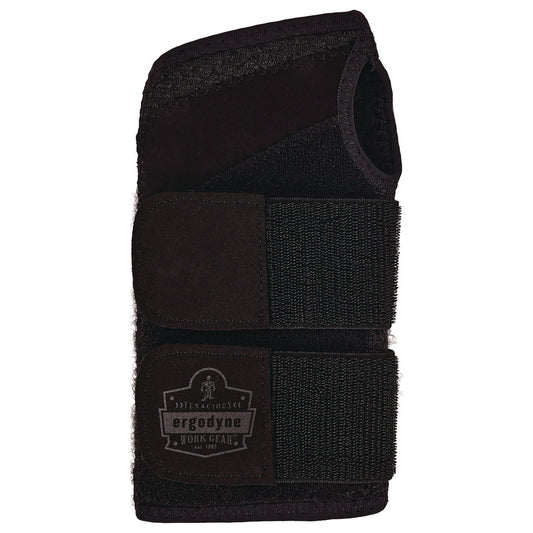 ergodyne ProFlex 4015 Wrist Brace Support with Double Strap, Medium, Fits Left Hand, Black (70149)