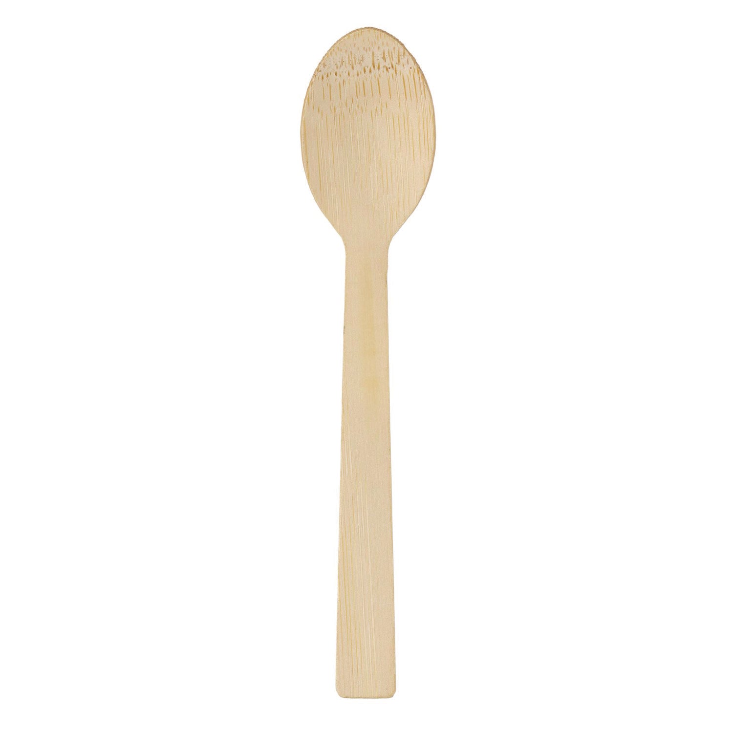 Dixie Bamboo Cutlery, Spoon, Light Golden, 100/Pack, 10 Packs/Carton (ANSBAM)