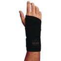 ergodyne ProFlex 4015 Wrist Brace Support with Double Strap, Medium, Fits Right Hand, Black (70153)