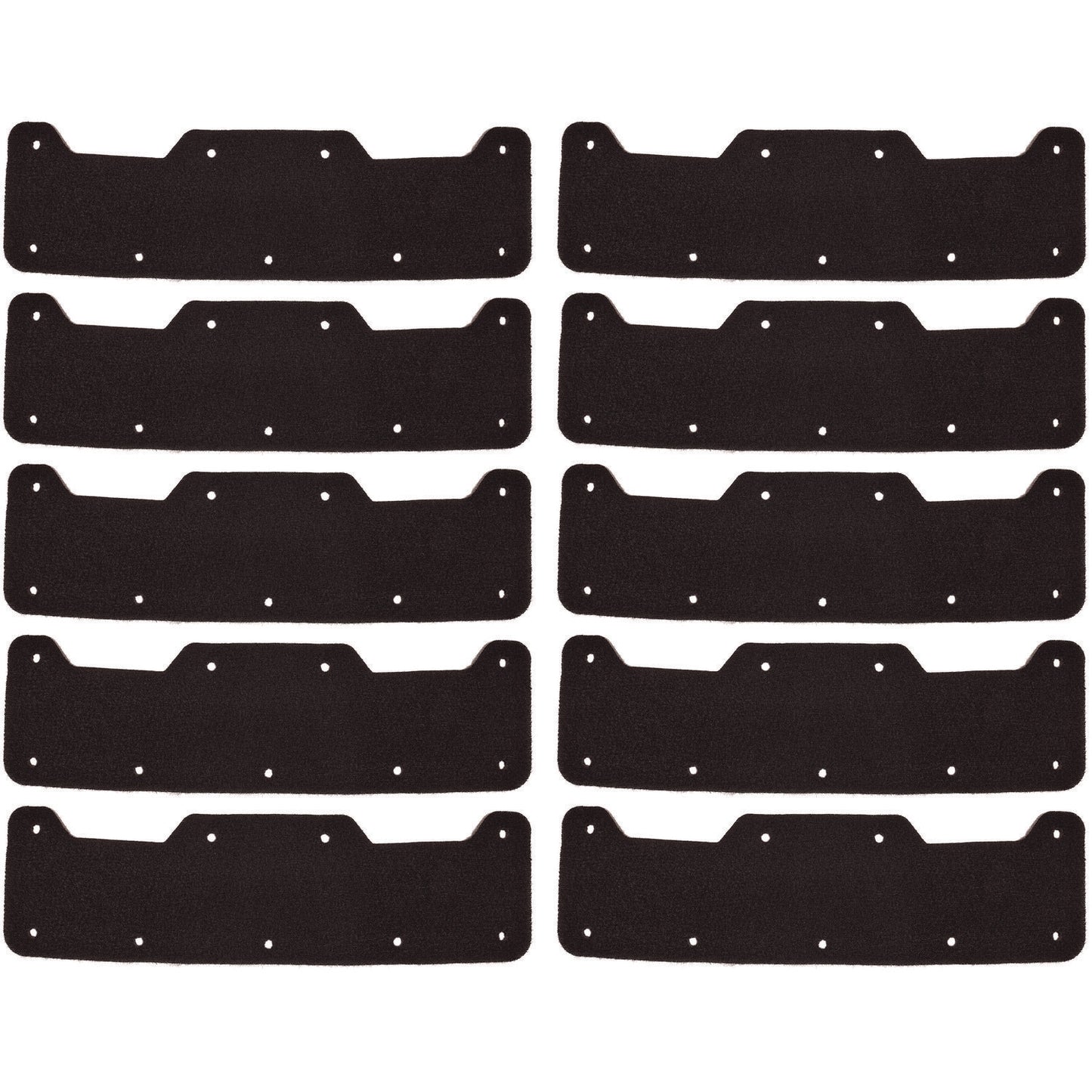 ergodyne Skullerz 8953 Hard Shell Bump Cap Sweatband Replacement, Black, 10/Pack (60237)