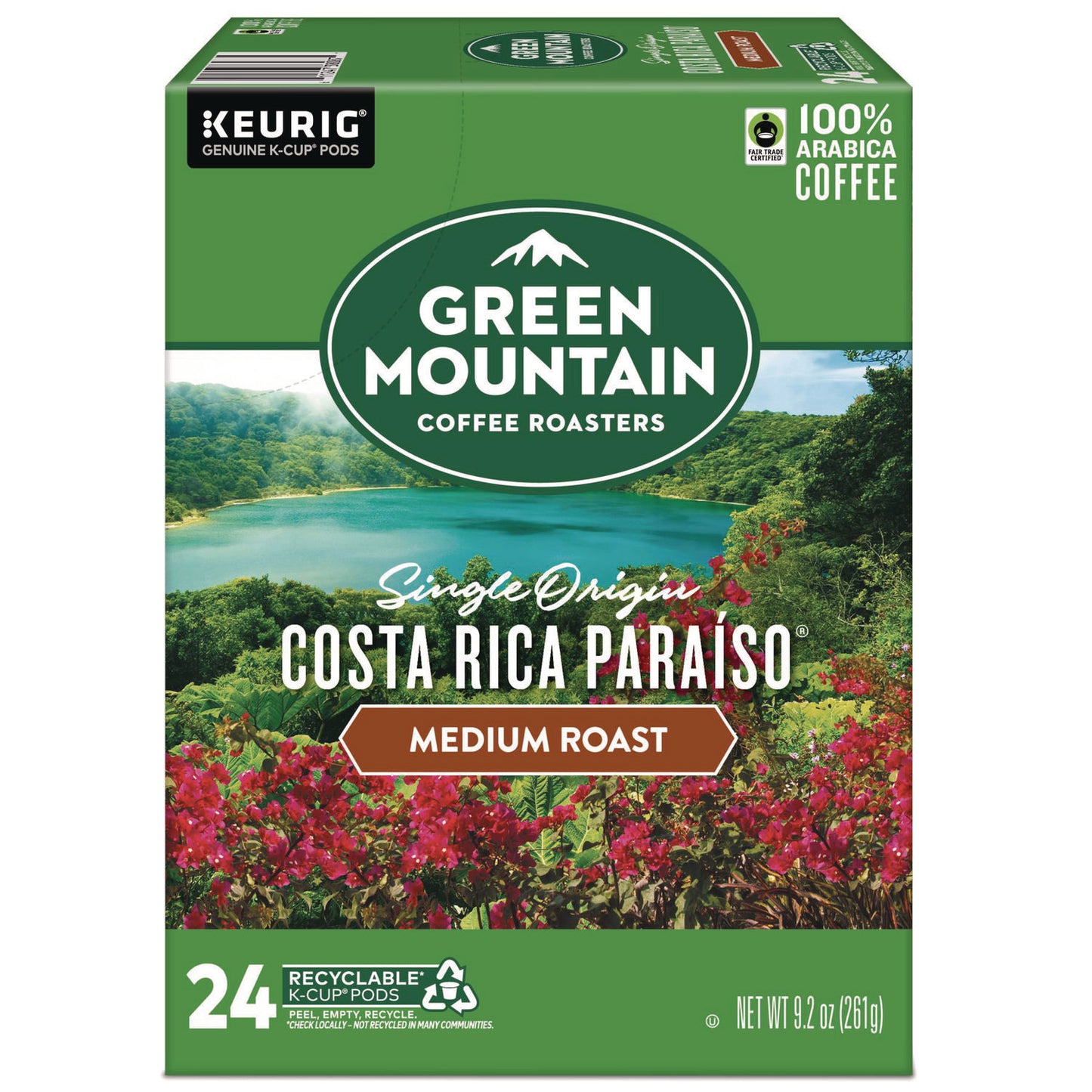 Keurig K-Cup Pods Costa Rica Paraiso, 24/Box (8087)